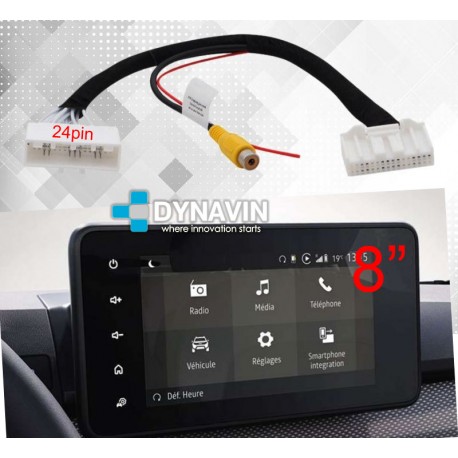 Instalar cámara trasera MediaNAV CSRLAMNAV8 Dacia Sandero 2022 Dacia Jogger 2023