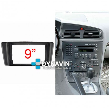 Soporte y marco fascia 2din 9DIN, 10DIN para pantalla android car play Dynavin Volvo S60 V70 XC70 2000 2001 2002 2003 2004