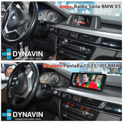 BMW X5 ANTES Y DESPUES PANTALLA