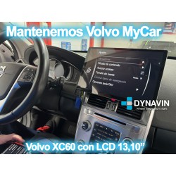 Pantalla Multimedia Dynavin-MegAndroid Android Auto CarPlay Volvo XC60 posterior al restyling 2015 2016 2017 2018