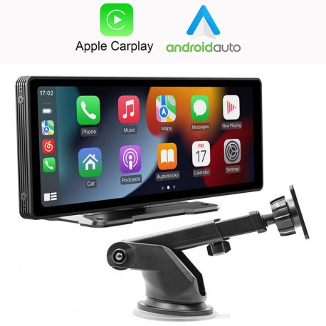 Comprar Monitor Multimedia CarPlay Android Auto Cámara con bluetooth manos libres, usb, sd, fm