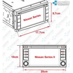 Pantalla Multimedia Dynavin-MegAndroid Android Auto CarPlay Nissan Qashqai, Navara, Juke F15, Patrol, Murano, Micra, X-Trail