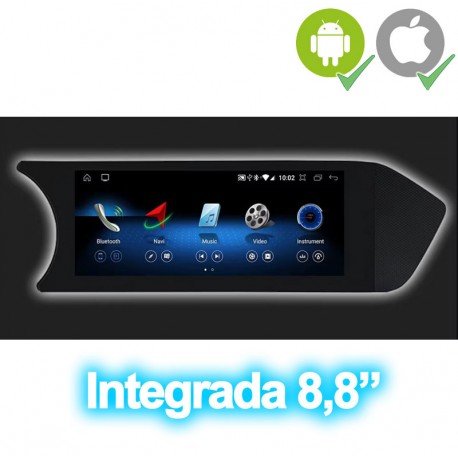 Pantalla multimedia Dynavin Android Auto CarPlay para Mercedes Clase C W204 2011 2012 2013 2014