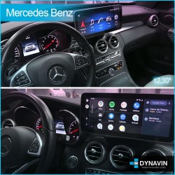 Pantalla 2DIN CarPlay Android Auto Mercedes Clase A W176, Clase B W246, CLA C117 y GLA X156 2016, 2017, 2018. Command Online.