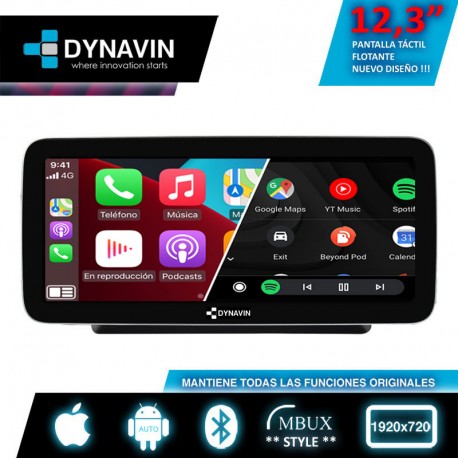 Dynavin Radio 2DIN Pantalla Mercedes Clase A W176, Clase B W246, CLA C117 y GLA X156, 2013 2014 Garmin