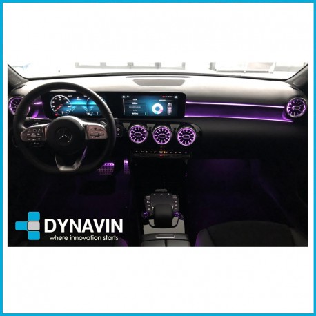 Instalación de iluminación ambiente LED en Mercedes Clase A W177 CLA C218 2019 2020 2021 2022 2023 2024