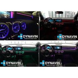 Instalación de iluminación ambiente LED en Mercedes Clase A W177 CLA C218 2019 2020 2021 2022 2023 2024
