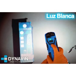 Linterna LED de trabajo con batería intercambiable. Recargable por USB. Equipamiento de taller
