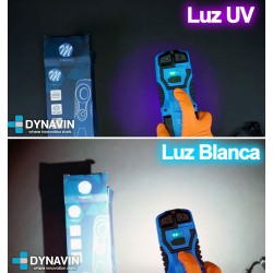 Linterna LED de trabajo con batería intercambiable. Recargable por USB. Equipamiento de taller