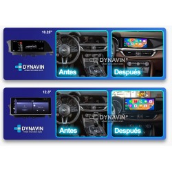 Pantalla Multimedia Dynavin-MegAndroid Android Auto CarPlay Alfa Romero Giulia Type 952 2015 2017 2019 2021 2022 2023 2024