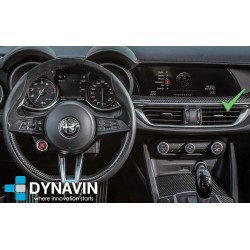 Pantalla Multimedia Dynavin-MegAndroid Android Auto CarPlay Alfa Romero Stelvio Type 949 2016 2017 2019 2021 2022 2023 2024