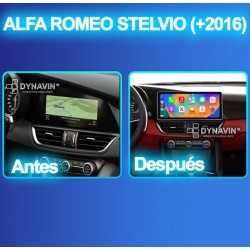 Pantalla Multimedia Dynavin-MegAndroid Android Auto CarPlay Alfa Romero Stelvio Type 949 2016 2017 2019 2021 2022 2023 2024
						