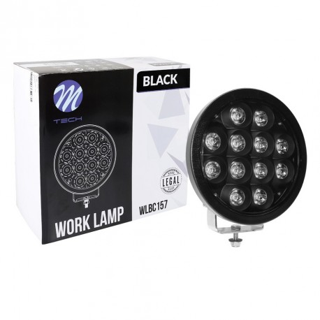 Faro largo alcance, redondo negro, CREE 72W 9", Black Series Homologado CE, ROHS, ECE R112, R10