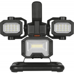 OSRAM LEDIL SPACE 1000 LEDinspect Flooder Spaceship, Foco LED portátil con 3 Cabezales Ajustables, Recargable