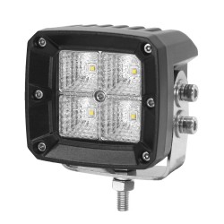 Faro de trabajo - Cuadrado 4x5W LED 20W 10-32V Flood, Performance Series
						
