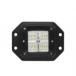 Faro de trabajo - Cuadrado 4x5W LED 20W 10-32V Flood OSRAM LED (Duris S5 3030)
						
