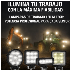 Faro de trabajo - Redondo 4" 38xSMD3030 + HALO 38W 10-30V Spot