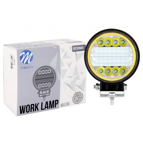 Faro de trabajo - Redondo 4" 38xSMD3030 + HALO 38W 10-30V Spot