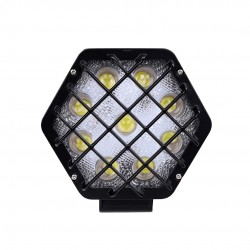Faro de trabajo - Hexagonal 4" 9x3 SMD3030  27W 10-30V Spot
						