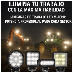 Faro de trabajo - Cuadrado 4" 46xSMD3030 19W 10-30V Combo