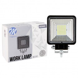 Faro de trabajo - Cuadrado 4" 49xSMD3030 49W 10-30V Flood 
			 
			