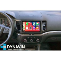Pantalla Multimedia Dynavin-MegAndroid Android Auto CarPlay Volkswagen Sharan Seat Alhambra 2010 2012 2014 2016 2018