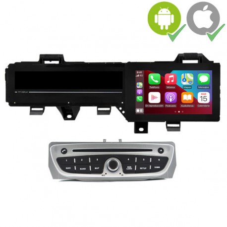 Pantalla Multimedia Dynavin-MegAndroid Android Auto CarPlay Renault Scenic 3 2009 2010 2011 2012 2012 2013 2014 2016