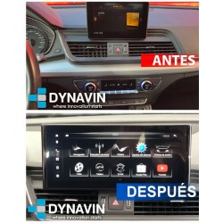 Radio pantalla 2din gps Android carplay android auto 10,25 pulgadas Dynavin Audi AUDI A4 B9, A5 F5