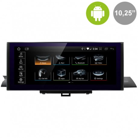 Radio pantalla 2din gps Android carplay android auto 10,25 pulgadas Dynavin Audi AUDI A4 B9, A5 F5