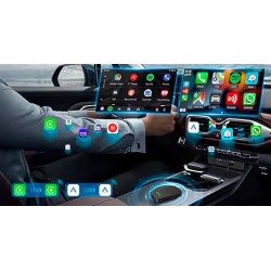 Pantalla Multimedia Dynavin-MegAndroid Android Auto CarPlay Maserati Ghibli 2016 2017 2018 2019 2020 2021
