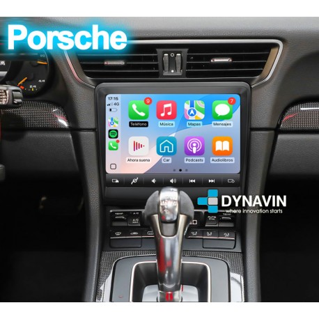 Pantalla Multimedia Dynavin-MegAndroid Android Auto CarPlay Porsche 911 Boxter Cayman 2012 2013 2014 2015 2016 2017