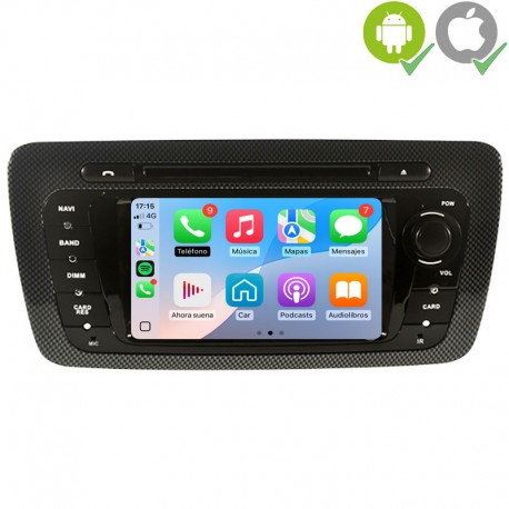 Pantalla Multimedia Dynavin-MegAndroid Android Auto CarPlay Seat Ibiza 6J 2008, 2009, 2010, 2012