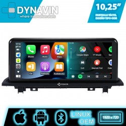 Pantalla Multimedia Linux Dynavin CarPlay Android Auto BMW X1 F48, F49 NBT EVO ID7 2018, 2019, 2020 
			 
			