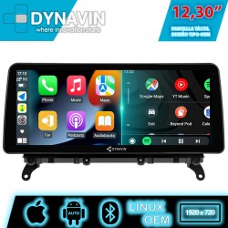 Pantalla Multimedia Linux Dynavin CarPlay Android Auto BMW X3 F25, BMW X4 F26 2014, 2015, 2016, 2017 
			 
			