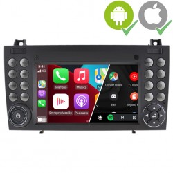 Pantalla Multimedia Dynavin-MegAndroid Android Auto CarPlay Mercedes SLK descapotable R171 2004 2005 2006 2007 2008 2009 
			 
			