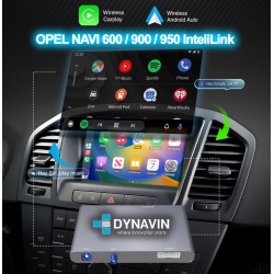 Dynavin Interface CarPlay Android Auto Cámara Trasera Opel Astra Insignia Meriva Mokka Zafira 2008 2009 2010 2011 2012 
			 
			