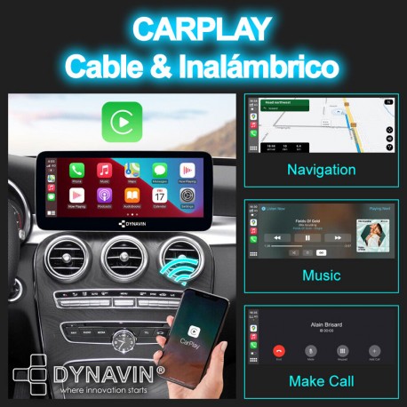 Pantalla Multimedia Linux Dynavin CarPlay Android Auto BMW F22 F45