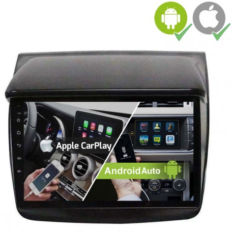 Pantalla Multimedia Dynavin-MegAndroid Android Auto CarPlay Mitsubishi L200 2004, 2005, 2007, 2008
