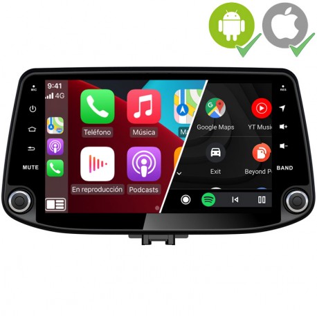 Pantalla Multimedia Dynavin-MegAndroid Android Auto CarPlay Hyundai i30 tercera generacion 2017, 2018, 2019, 2020