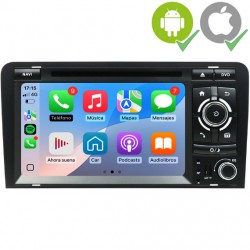 Pantalla Multimedia Dynavin-MegAndroid Android Auto CarPlay A3 8P Sline 2002 2005 2007 2009 2011 
			 
			