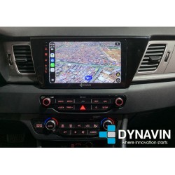 Pantalla Multimedia Dynavin-MegAndroid Android Auto CarPlay Kia Niro 2017 2018 2019 2020 2021