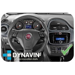 Pantalla Dynavin Android Auto CarPlay Fiat Punto Evo 199 del año 2009, 2010, 2011, 2012. Fiat Linea 2014, 2015, 2016. CT23FT30L
