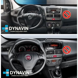 Pantalla Dynavin Android Auto CarPlay Fiat Punto Evo 199 del año 2009, 2010, 2011, 2012. Fiat Linea 2014, 2015, 2016. CT23FT30L