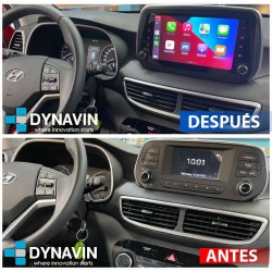 Pantalla Multimedia Dynavin-MegAndroid Android Auto CarPlay Hyundai Tucson, Santa Fe IX45 2019 2020 2021 2022 2023