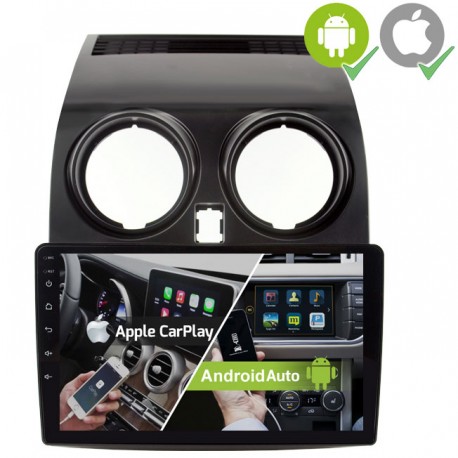 Pantalla Multimedia Dynavin-MegAndroid Android Auto CarPlay Nissan Qashqai J10 Connect1 2007, 2008, 2009, 2010