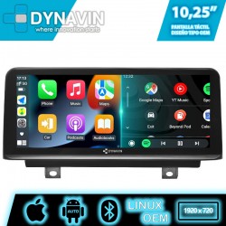 Pantalla Multimedia Dynavin CarPlay Android Auto BMW Serie 3 F30 F31 F34 F35 y BMW Serie 4 F32 F33 F36 
			 
			