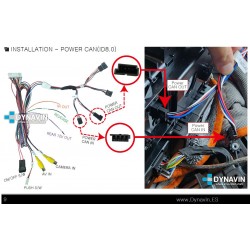 Interface de vídeo para cámara trasera y sensor de parking original PDC para BMW IDRIVE 8.0 ID8.5 2024 2025 2026 2027