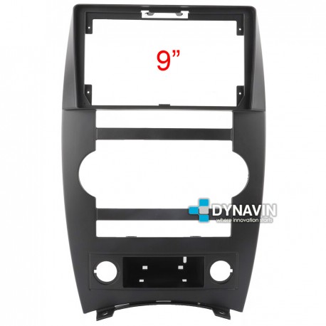 Soporte y marco fascia 2din 9DIN, 10DIN para pantalla android car play Jeep Commander 2006 2007 2008 2009