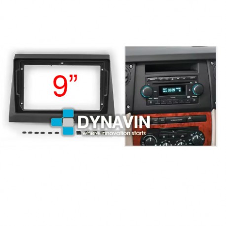 Soporte y marco fascia 2din 9DIN, 10DIN para pantalla android car play Jeep Commander 2005 2006 2007 2008 2009