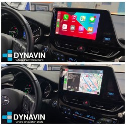 Pantalla Multimedia Dynavin-MegAndroid Android Auto CarPlay Toyota C-HR 2017 2018 2019 2020 2021 2022 2023 2024